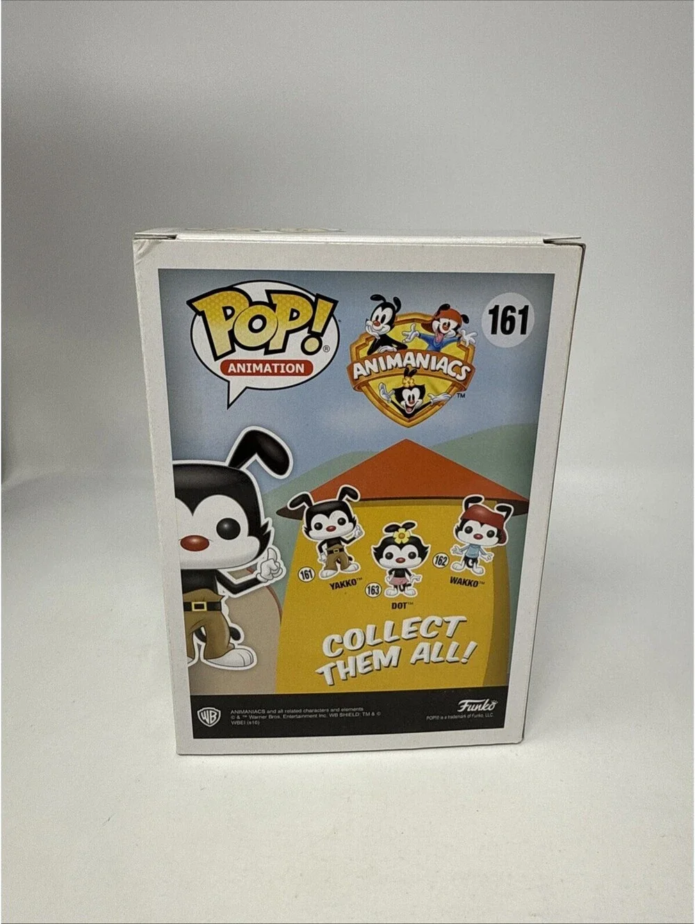 Funko Pop! Animation Yakko #161 Animaniacs Vinyl Figure